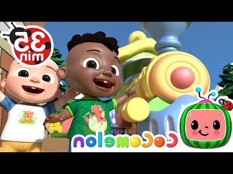 Play Outside At The Train Park Song + More Nursery Rhymes & Kids Songs - CoComelonKids Cartoon