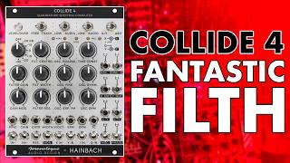 Video thumbnail for FANTASTIC FILTH from COLLIDE 4 (Joranalogue & Hainbach) // my first patch + your questions! by DivKid
