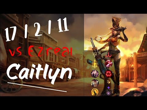 Caitlyn ADC vs Ezreal - Challenger Replay KR