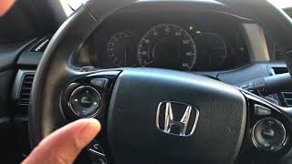 Honda Accord - How to open the gas tank