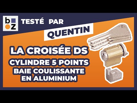 Cylindre de baie coulissante en aluminium - 9430 LA CROISÉE DS