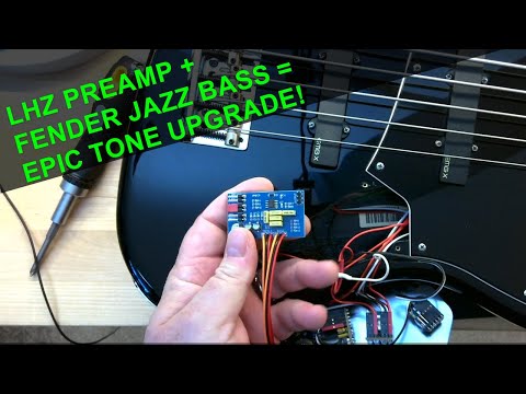 LHZ Installation Into Fender Jazz Deluxe