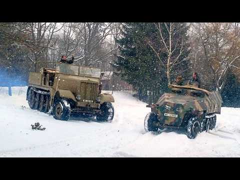 Winter Rides: SdKfz 251 and SdKfz 9 FAMO   ride in snow