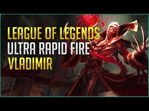 VLADIMIR ALL RANDOM URF  2018 - FULL GAMEPLAY -  LEAGUE OF LEGENDS