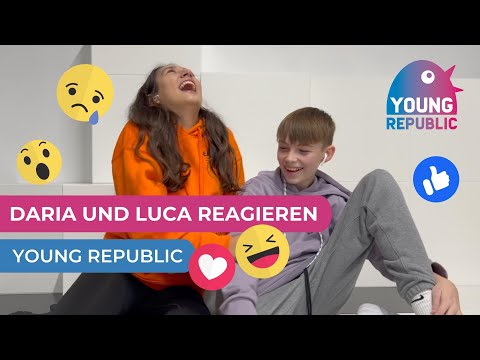 Daria und Luca reagieren auf "Mega Moment" - Young Republic