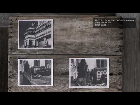 Nic TVG - I Forgot What You Told Me Yesterday