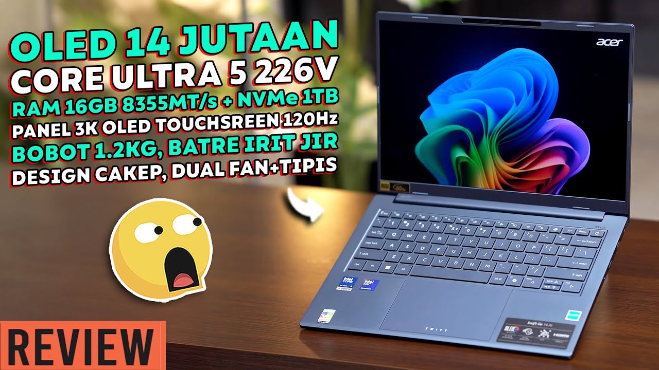 14 Jutaan! Laptop Premium OLED Terjangkau! Review Acer Swift GO 14 AI