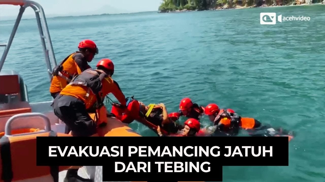 Tim SAR Evakuasi Remaja Jatuh dari Tebing Saat Memancing di Aceh Besar