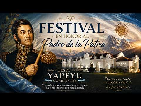 Festival en honor  al "Padre de la patria" Don José de San Martín
