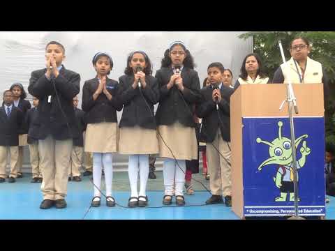 Podar International School Satara Ram Raksha Stotra Recitation by Students of Standard 5th and 6t