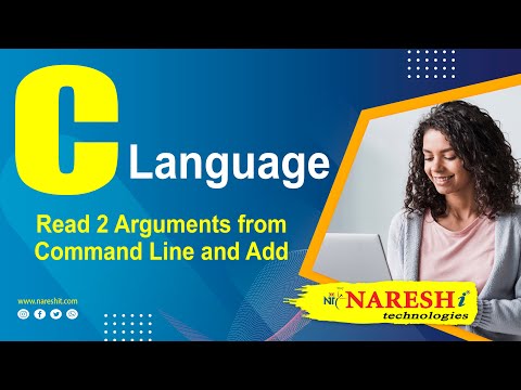 Learn Read 2 Arguments from Command Line and Add | C Language Tutorial ...