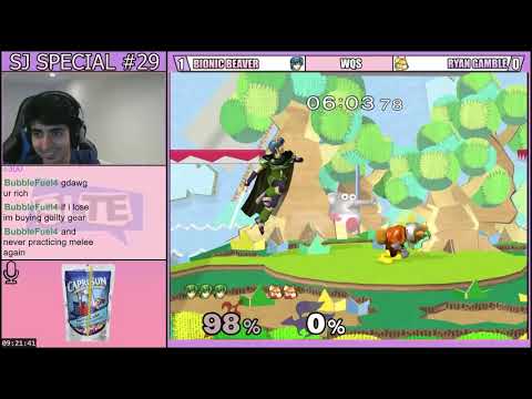 SJ SPECIAL #29: Bionic Beaver (Marth) Vs. RyanGamble (Falcon, Fox) - WR2