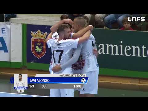 Gol Javi Alonso (3-3) Osasuna Magna - Naturpellet Segovia. 1Div, J13