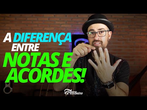 Você sabe a DIFERENÇA entre NOTAS E ACORDES? | ToqueMaisBaixo Ep323