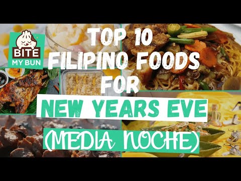 Top 10 FILIPINO FOODS for New Year's Eve! (Media Noche)