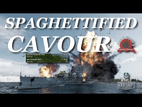 Spaghettified! Conte di Cavour Tier 5 Italian BB | WoWS 2025 Replay | Archipelago Analysis