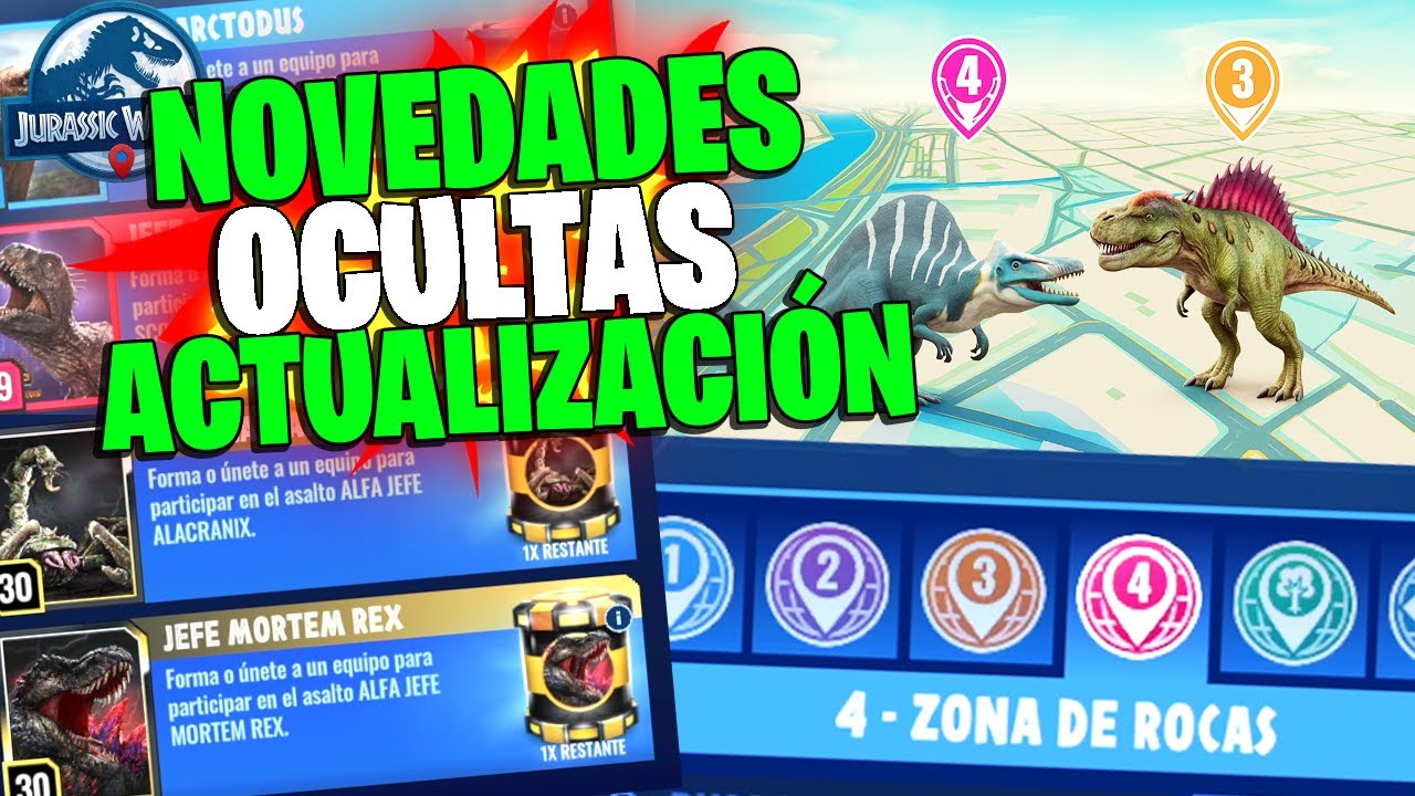 Lo QUÉ NO VISTES de la ACTUALIZACIÓN 3.17 | Jurassic World Alive