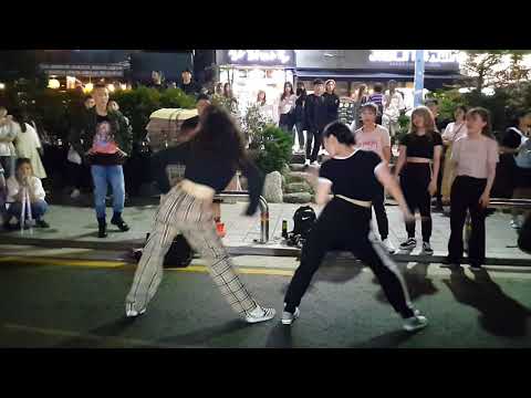 《DAK_곡명모름》#☆#DAK(일본댄스팀) #매력짱 #실력짱-쿠마도인정 2018.09.14. 홍대버스킹