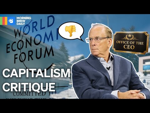 BlackRock’s CEO says capitalism is not working at World Economic Forum