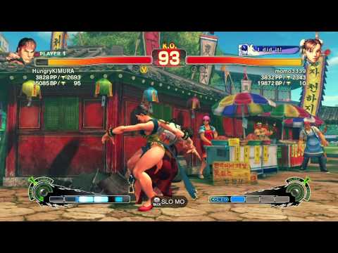 SSFIVAE~ Ryu (HungryKIMURA) vs. Chun-li (momo3339) HD