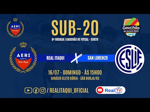 REAL ITAQUI X SAN LORENZO - GAUCHÃO DE FUTSAL SUB 20