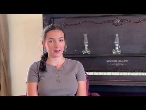 Abaidh Dhòmhnullach, Abigail MacDonald speaks about her experience in Na Gaisgich Òga