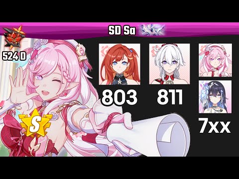 So Many Team Options for SA If You Have HI LOVE ELF ELYSIA - Honkai Impact EX Abyss