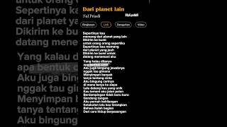 Download lagu Dari Planet Yang lain-Sal Priadi 🎶 #liriklagu #popularsong#viraltiktok mp3