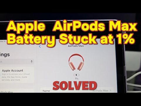 Apple AirPods Max 1% Battery -  SOLVED! #airpodsmax #apple