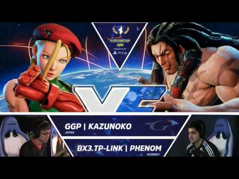 SFV - Kazunoko [Cammy] x Phenom [Necalli] - Capcom Cup 2016 - Top 32