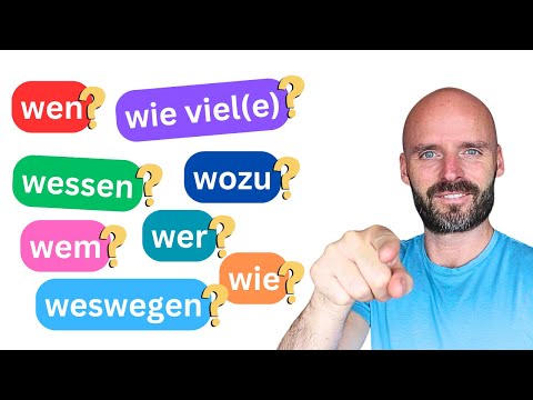 Nie wieder Probleme mit W-Fragen! Wessen, Wem, Wozu ... erklärt!
