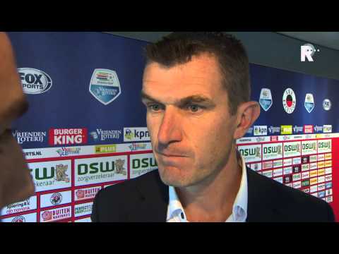 Marinus Dijkhuizen na afloop van Excelsior - Go Ahead Eagles