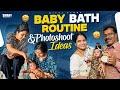 Baby Bath Routine What I Eat After Delivery Baby Photoshoot Ideas Divya Vlogs ️