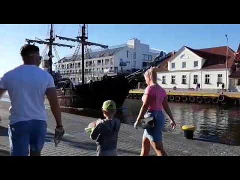 Statek w Darłówku - Polskie Morze Bałtyckie