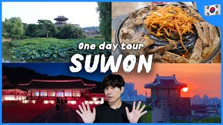 One day itinerary in Suwon from Seoul | Fortress wall, Food, Sunset | Korea Travel Tips