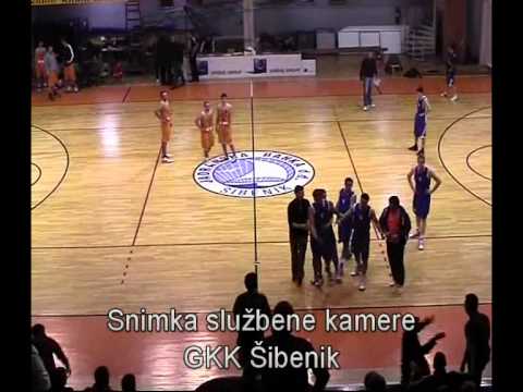 Snimka incidenta sa utakmice GKK Šibenik - Poličnik