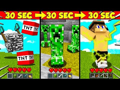 DAMN MINECRAFT BUT EVERY 30 SECONDS IT TELEPORTS US RANDOMLY!!
