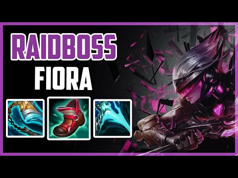 TOP LANERS FEAR THIS RAIDBOSS FIORA BUILD! FIORA GAMEPLAY League of Legends
