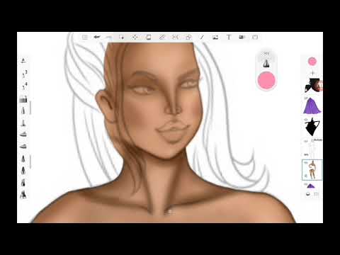 NYFW İLLUSTRATİON FROM Monique Christian siriano fall winter 2019