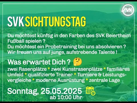 2. SVK Sichtungstag am 25.05.2025 ab 10:00 Uhr