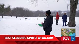 DFW Weather | WFAA reporters check in on the winter weather around the metroplex
