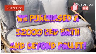We Purchased A $2000 Bed Bath And Beyond Returns Pallet! It’s Filled With High End Products