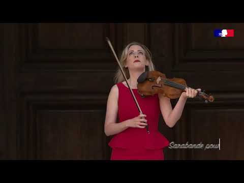 Marina Chiche plays JS Bach - Sarabande de la 2e Partita BWV 1004