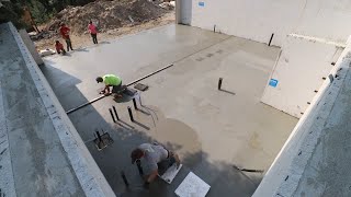 WE RAN OUT OF CONCRETE! (Pouring Concrete Slab)