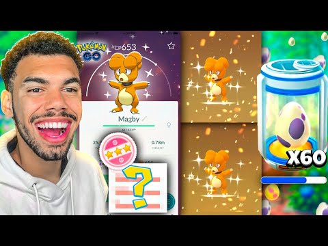 CHOQUEI 60 OVOS EM UM ÚNICO DIA *shiny perfeito* - POKEMON GO | Cris |