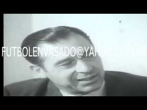 Ernesto Lazzatti gloria de Boca Jrs de las décadas del 30 y 40 cuenta su historia. Reportaje 1968.