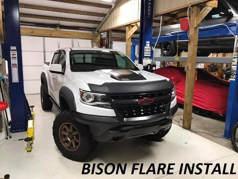 INSTALLING BISON FLARES ON MY ZR2 ! WITHOUT DRILLING ?