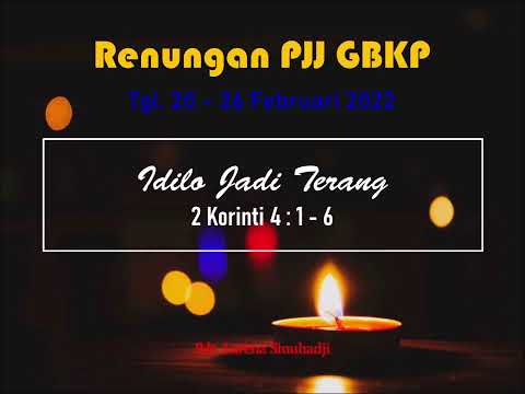 Renungan PJJ GBKP Minggu Ini Tgl. 20 - 26 Februari 2022