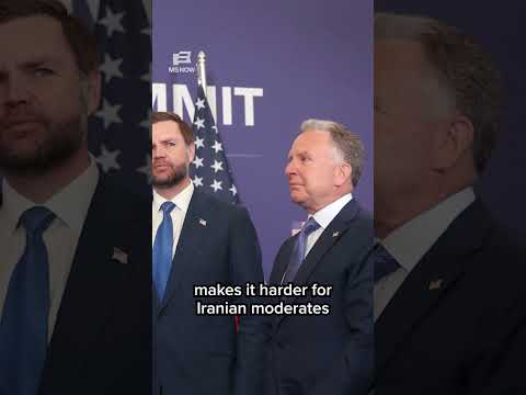 Rohde: Trump is 'complicating' Vance's U.S.-Iran peace talks