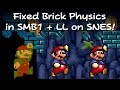 Super Mario All Stars SMB LL Brick Fix Hack Showcase